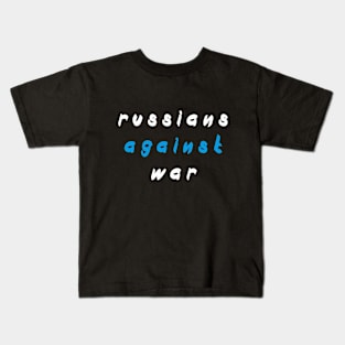 Russians against war. Kids T-Shirt